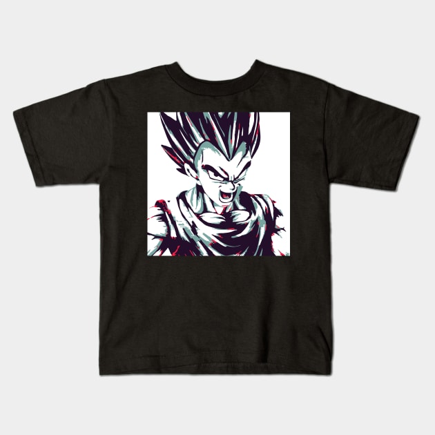 scream vegeta Kids T-Shirt by BarnawiMT